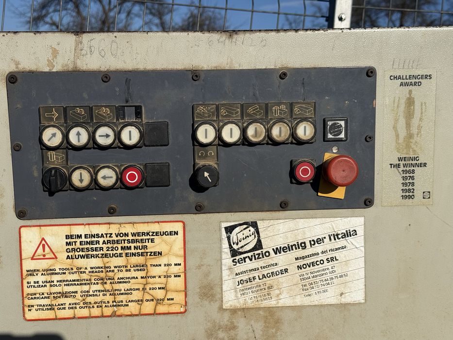 Mașină de rindeluit Weinig Profimat 22N - 6 capete