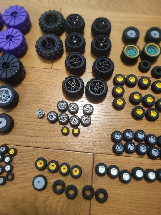 LEGO - roți și jante diferite dimensiuni