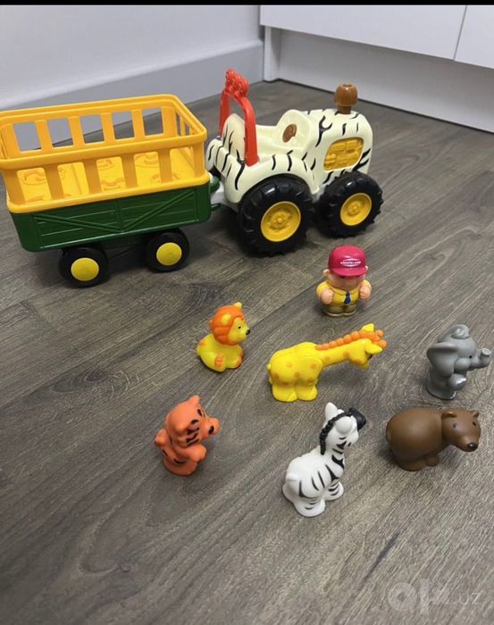 Музыкальный Трактор kiddieland сафари игрушка
