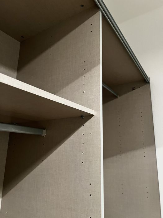 Dressing/Dulap 270/212/68 cm 4 usi culisante alb/oglinda