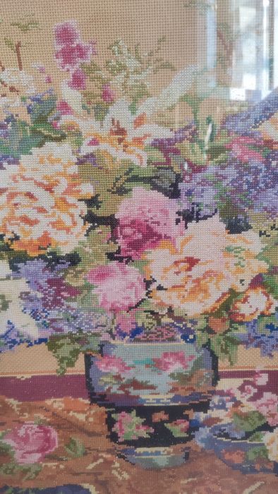 Картина ручная вышивка