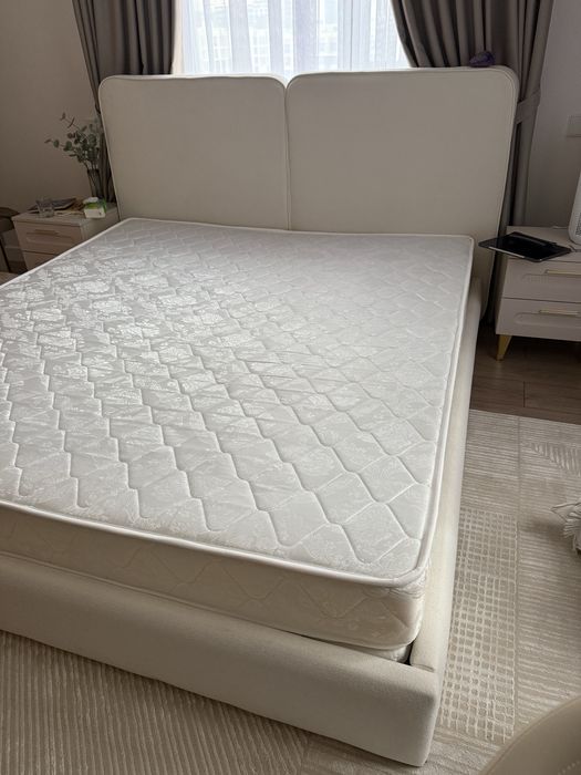 Кровать+экоматрас+наматрасник