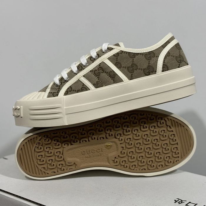 GG Tennis 1977 Platform - Beige GG