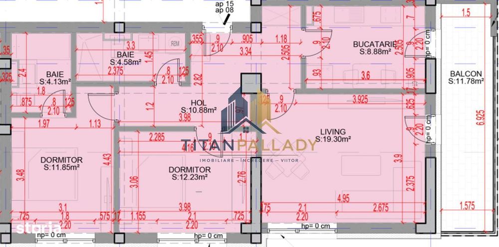 3 Camere, 84 Mp, Decomandat, Modern și Spațios, Ansamblu Nou – Pallady