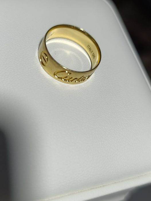 Золотое кольцо, Итальянская изделия, Cartier, проба 585, вес 3,2 р 17,