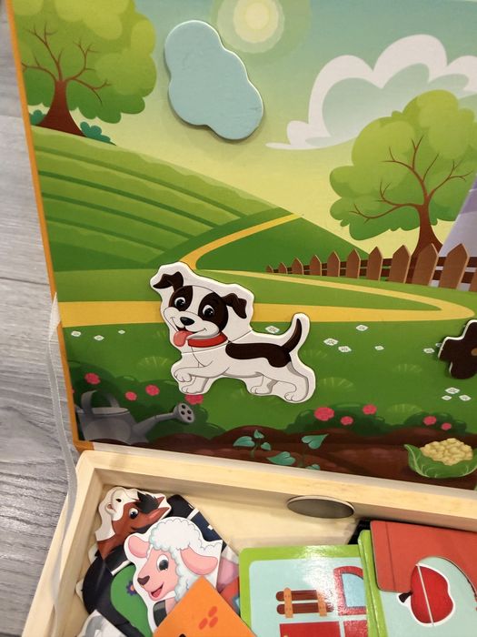 Puzzle magnetic pentru copii Farmhouse, nou
