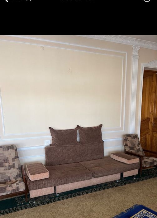 Диван - трансформер с подушками