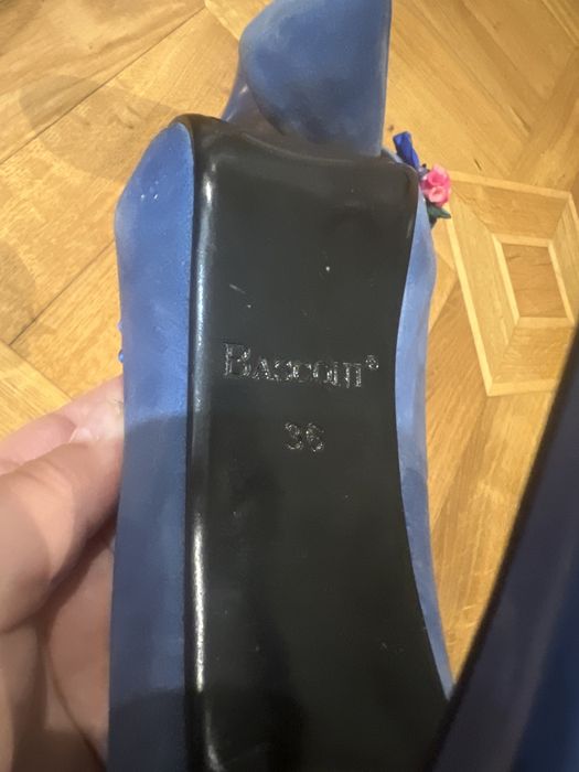 Туфли женские  синие Basconi