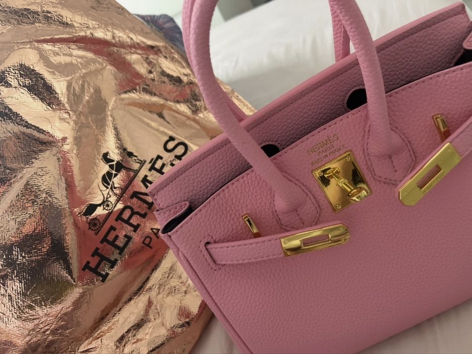 Hermès Birkin 25 piele vițel roz