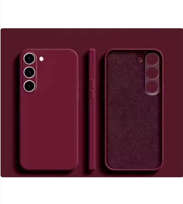 Husa Alcantara Samsung S20/S21/S22/S23 Plus Ultra Silicon Catifea Safe