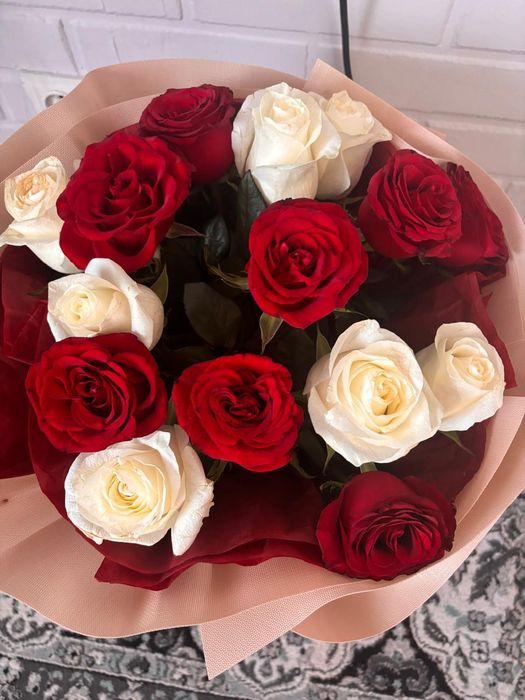 Гүл 101 роза , 51 роза , 15 роза