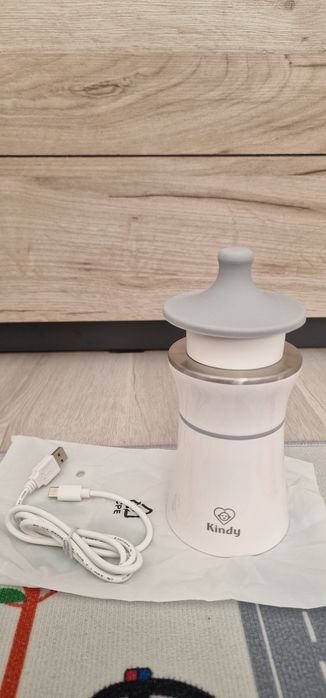 Încălzitor biberon portabil fără fir Kindy (USB, acumulator, display LED)