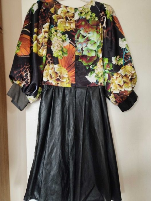 Платье турецкое, кожа модель