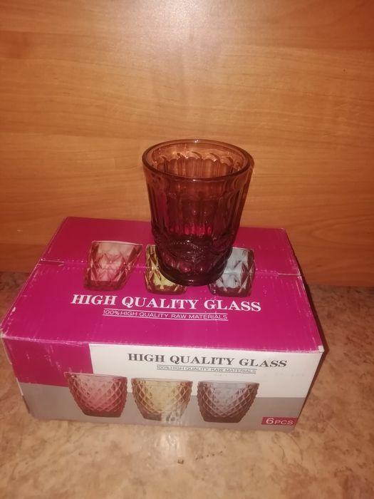 Стаканы граненые 6 штук