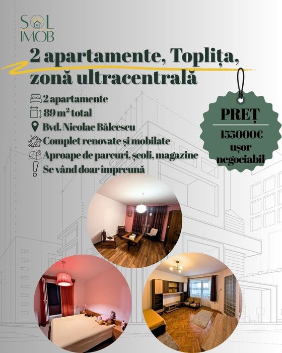 Două apartamente comunicante