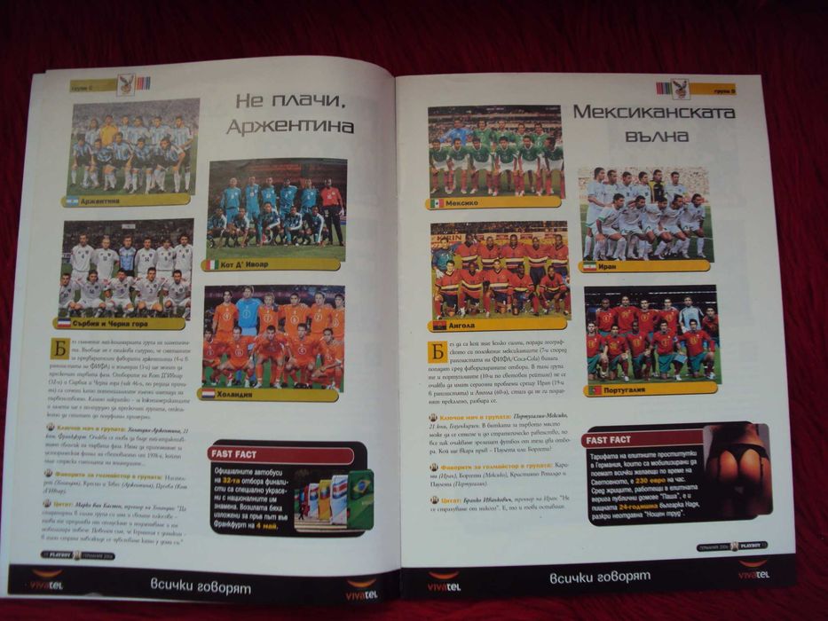 Списание „Playboy“ . Специално футболно приложение за Германия 2006 година