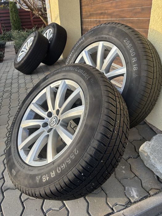 Jante Originale VW Touareg 2020 R18  VW cu anvelope Continental