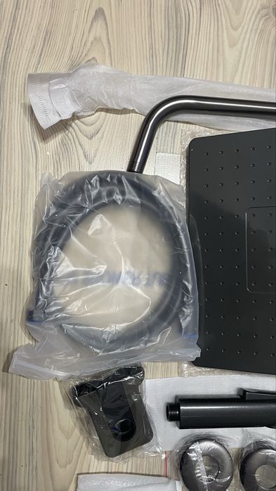 baterie dus / sistem complet gri metalizat
