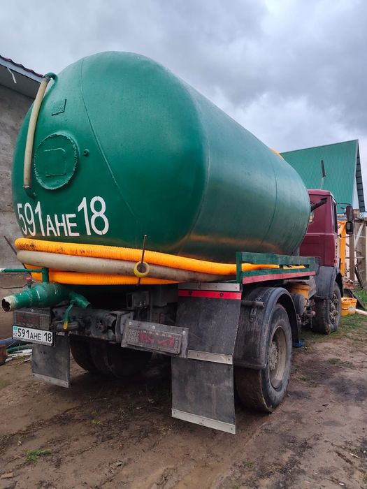 Услуга асенизатора. МАЗ 16 куб