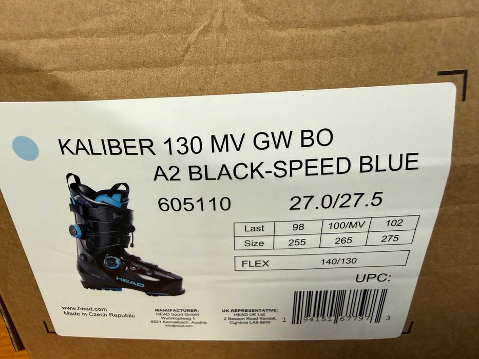 clapari noi head kaliber 130 mv gw boa2 mondo 27.0/27.5 europa 42/42,5