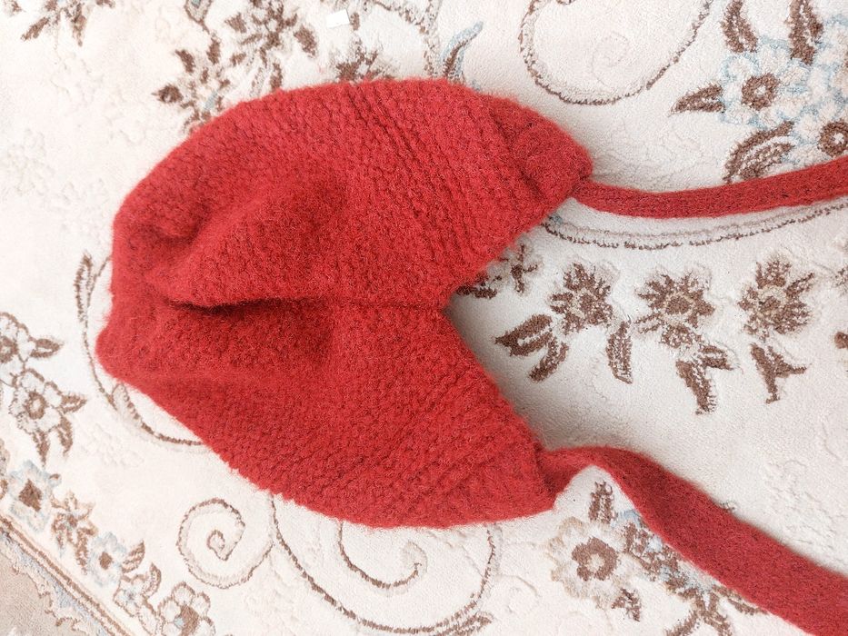 Шапка трендовая теплая