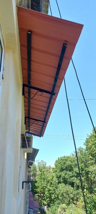 Установка козырьков и бельевых роликов на любой высоте альпинисты