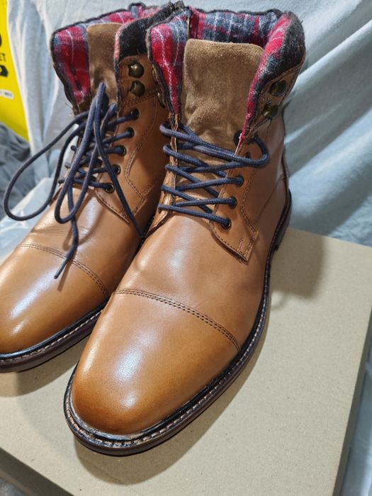 Удобни мъжки боти от естествена кожа Paul Vesterbro №44