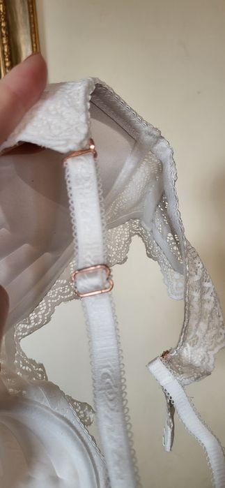 Sutien push up alb dantela 80C