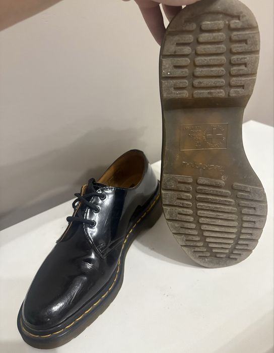Оригинални черни лачени обувки dr.Martens 1461 Patent Lamper