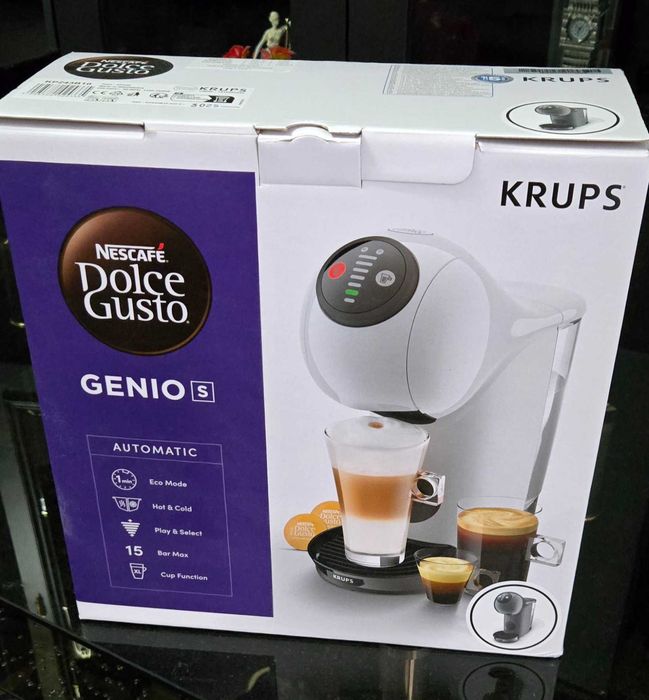 Espressor KRUPS cu capsule NESCAFÉ® Dolce Gusto Genio S KP243B10, NOU SIGILAT