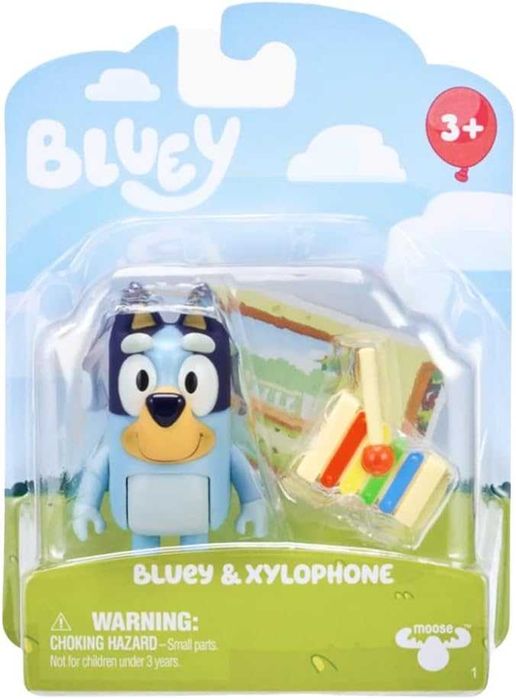Bluey Блуи комплект фигурка с аксесоари Бинго Блуи 7 вида