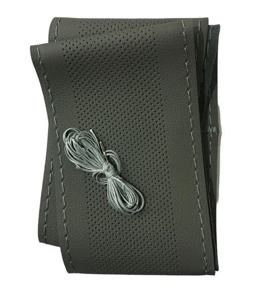 Дамски калъф за волан - черно кадифе с апликации цветя