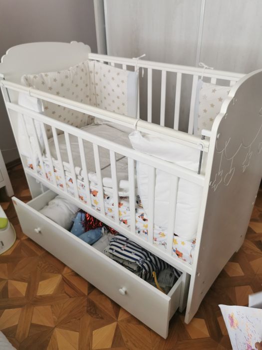 Манеж. Детская кроватка-маятник, Топотушки "Софья"