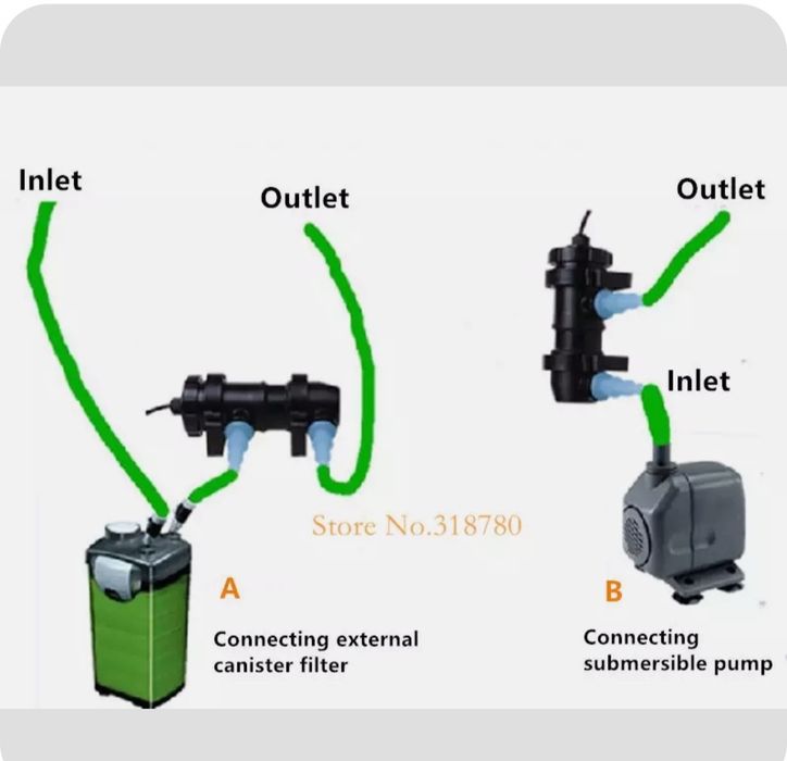 JEBO УФ стерилизатор для аквариумов