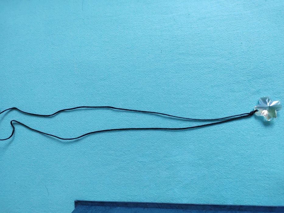 Колие с кристал Сваровски безцветен