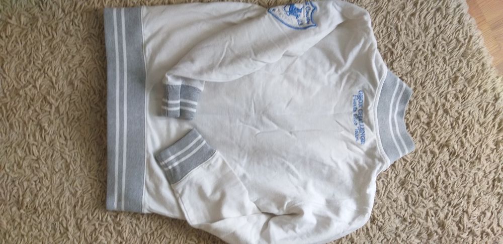 Hanorac GEOX pt copii din bumbac, alb, mar. 128