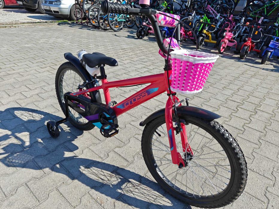 CROSS Алуминиев велосипед 20" DAISY розов