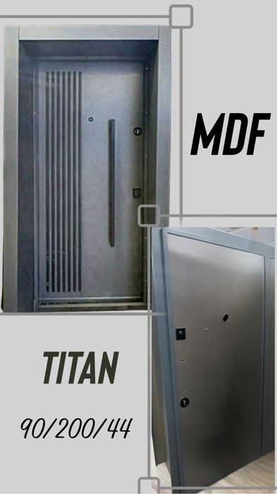 Входна врата с метална каса- Titan