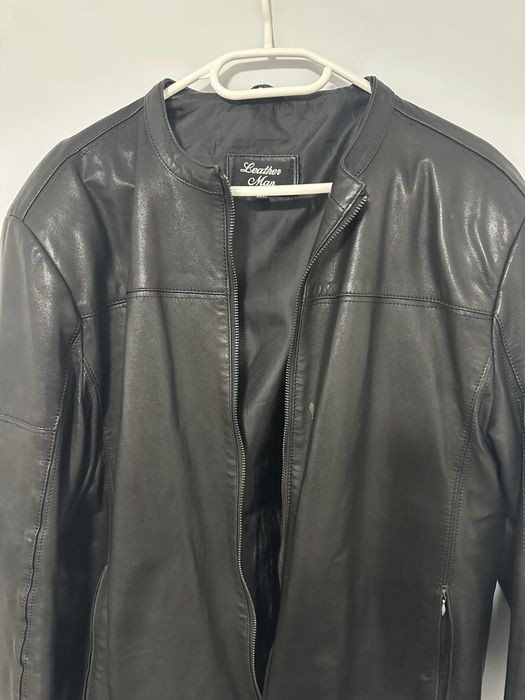 Мъжко яке от естествена кожа