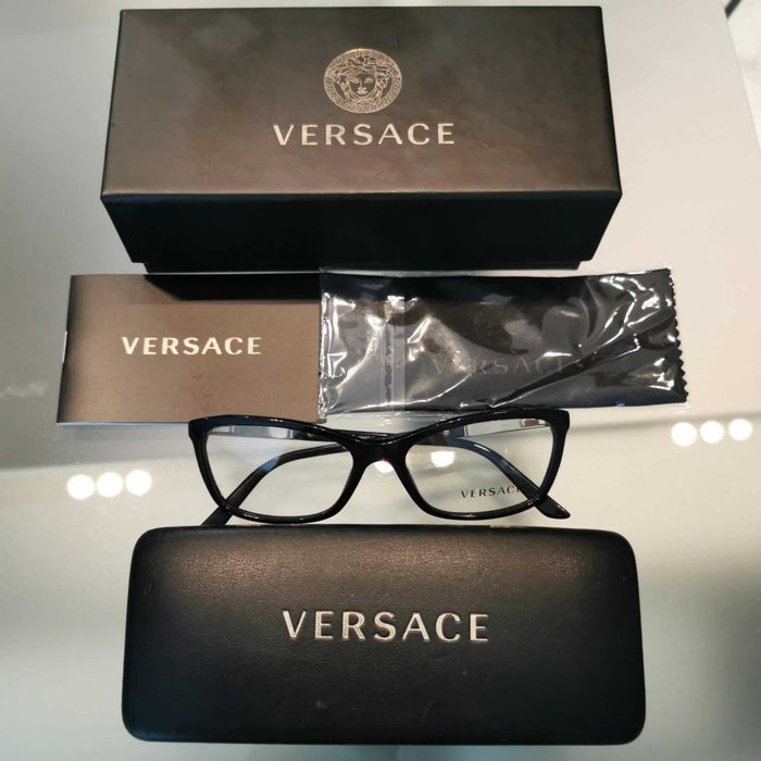 Versace Черни диоптрични очила Версаче автентични, нови