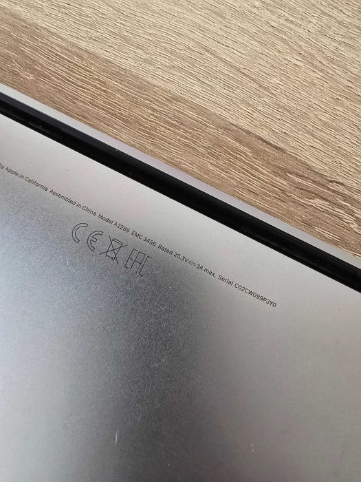 Macbook A2289 EMC 3456
