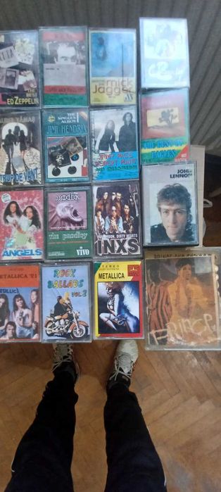 Lot casete audio 100 casete povesti, disco, rock .3,50 lei buc .