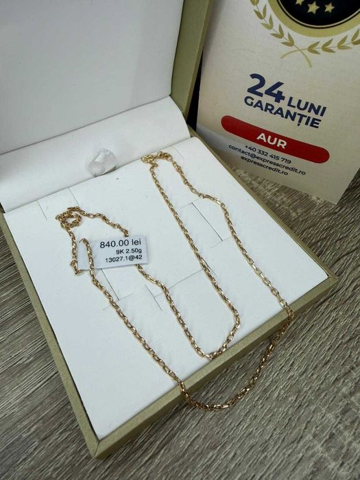 (AG42) Lant aur 9k 2.50g b13027 - Garantie 2 ani!