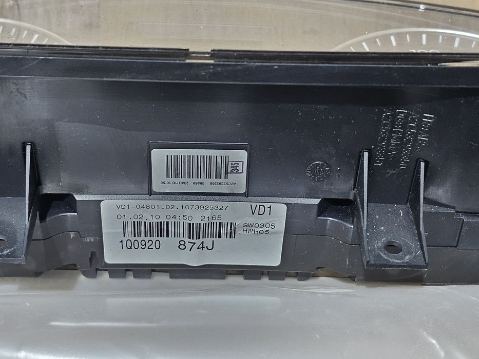 Ceasuri bord odometru Volkswagen vw Eos 2010 , 1Q0 920 874 J
