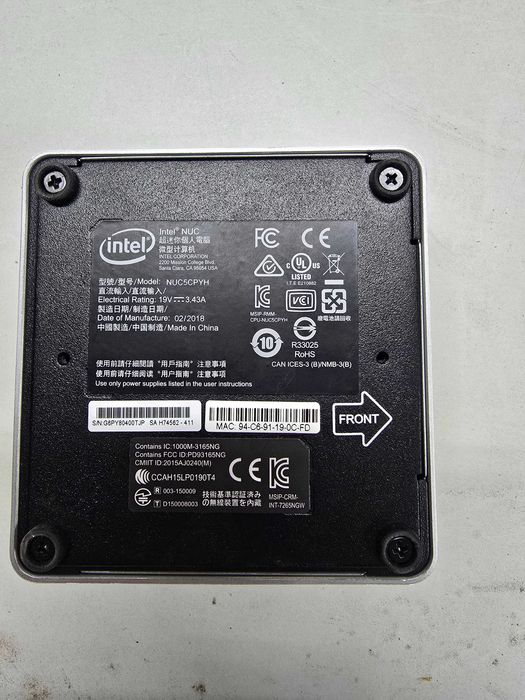 Intel NUC5cpyh Celeron 3050, 120 GB SSD