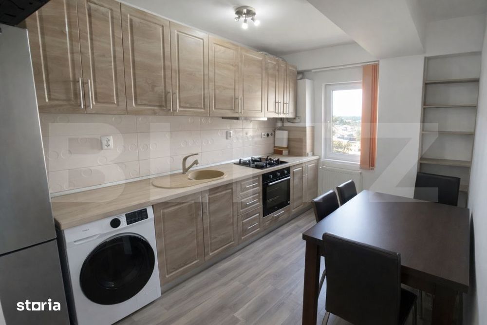 Apartament 2 camere, decomandat, 57 mp, etaj intermediar, Baciu