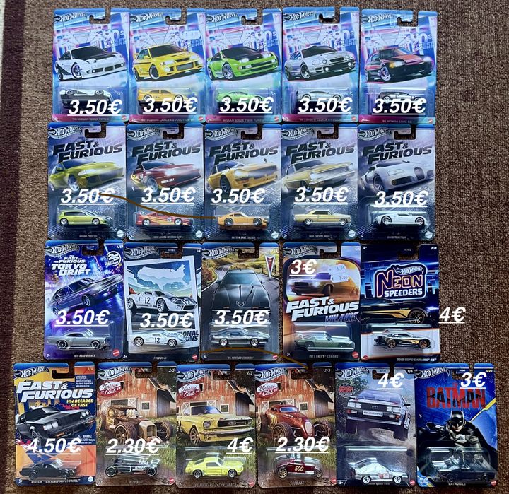 Hot Wheels колилки