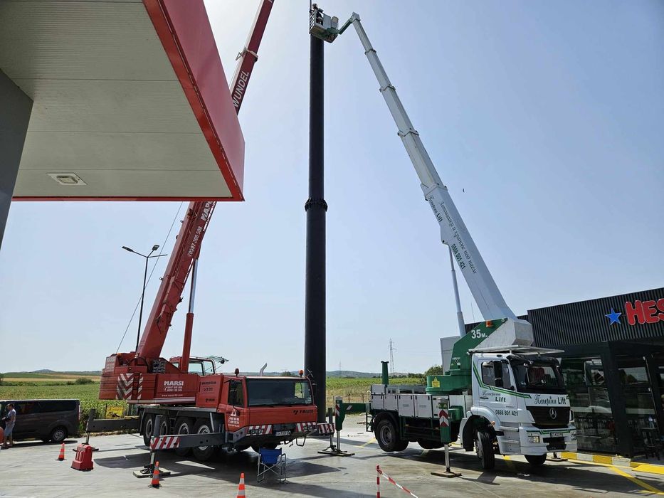 Авто вишка 35м Bison Paufinger