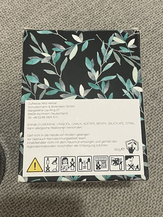 Ароматна свещ Wild Herbal