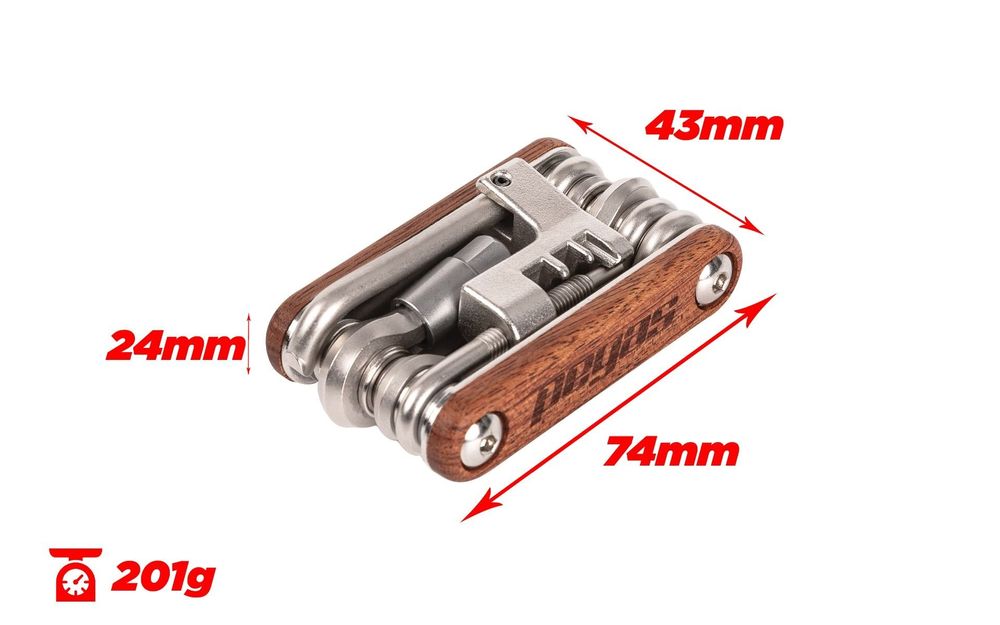 Kit multitools reparații bicicleta presa lant imbus compact 11 în 1 Pe